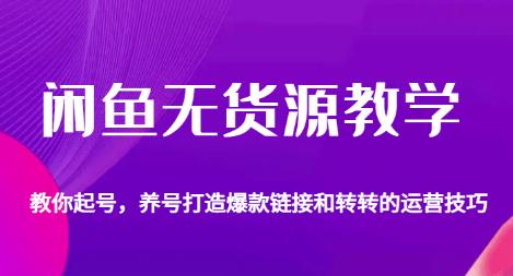 闲鱼无货源教学，教你起号，养号打造爆款<div class="erphpdown erphpdown-see erphpdown-see-pay erphpdown-content-vip" id="erphpdown" style="display:block">此内容查看价格为<span class="erphpdown-price">5</span>rmb<a class="erphpdown-iframe erphpdown-buy" href=http://www.fuye999.com/wp-content/plugins/erphpdown/buy.php?postid=13909 target="_blank">立即购买</a>，VIP免费<a href="http://www.fuye999.com/wp-login.php" target="_blank" class="erphpdown-vip erphp-login-must">立即升级</a><div class="erphpdown-tips"><strong><span style="color: #ff0000;">（购买后刷新网页可见下载地址）客服QQ：894279570</span></strong></div></div>链接以及转转的运营技巧