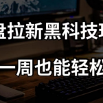 网盘拉新黑科技玩法，小白一周也能轻松过万【全套视频教程+黑科技】【揭秘】