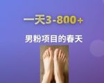 AI一键生成美女素材，一天收益3-8张，男粉项目的春天