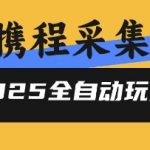 2025携程信息采集全自动玩法，高单价，零人工，全天开干【揭秘】