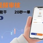 随时随地做！商品视频审核，有手机就能干，20 秒一单，单日轻松 4张+【揭秘】