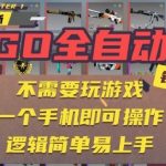 CSGO自动捡漏项目，最新独家玩法，一个手机即可操作，新手小白轻松月入1W+，操作简单易上手【揭秘】