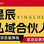 全网首发星辰私域项目合集，最新实操玩法，短期快速实现变现