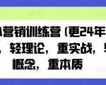 老A营销训练营(更25年8月)，轻理论，重实战，轻概念，重本质