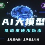 如何低成本使用全球最先进AI大模型，全网最全指南