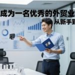 如何成为一名优秀的外贸业务员，从新手到专家