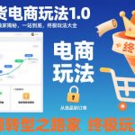 不备货电商玩法1.0，​无货源转型之路独家揭秘，一站到底，终极玩法大全