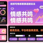 视频号情感赛道新玩法，超高互动，平台收益美滋滋，详细课程