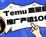 专注于Temu商家提供精准曝光浏览量，助力店铺排名提升和转化，单机日收入80-130【揭秘】