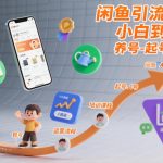 闲鱼引流培训，小白到高手，养号-起号-运营