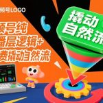 视频号纯直播底层逻辑+微付费撬动自然流