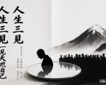 人生三见一见天地见众生见自己，活出自我拥有清晰幸福人生，搞透人性