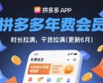 拼多多年费会员，实经验分享操，时长拉满，干货拉满(更新12月)