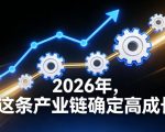 付费文章：2026年，这条产业链确定高成长
