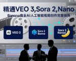 精通VEO 3，Sora 2，Nano Banana商业AI人工智能视频创作完整指南