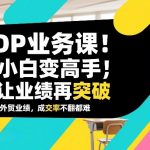 外贸TOP业务课，从小白变高手，或让业绩再突破，让你的外贸业绩，成交率不翻倍都难